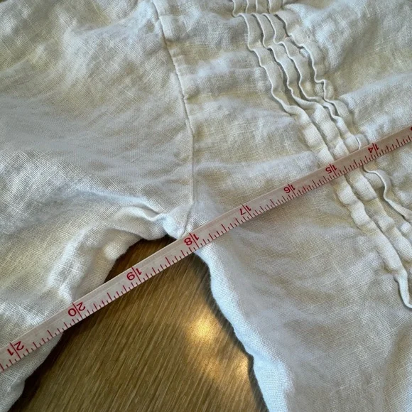 VIOLA BORGHI PLEATED V NECK BLOUSE - Picture 13 of 13